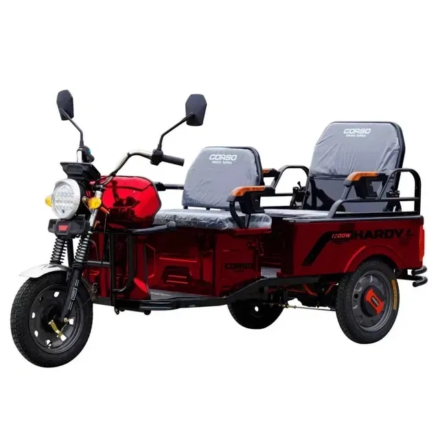 ‼️ХІТ СЕЗОНУ -Вантажний трицикл 1200 w Corso /до -450 кг ТЯГОВІ ‼️ — фото 3