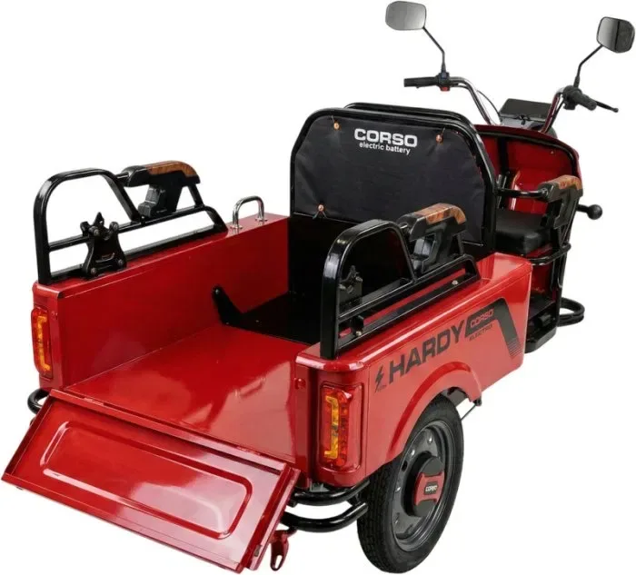 ‼️ХІТ СЕЗОНУ -Вантажний трицикл 1200 w Corso /до -450 кг ТЯГОВІ ‼️ — фото 7