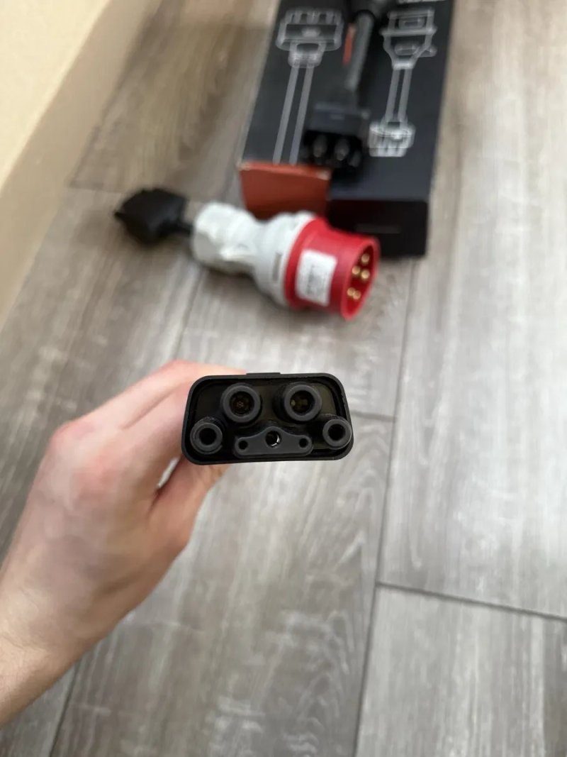 Хвіст адаптер 16/32А GEN 2/3 Тесла зарядка Tesla 3.5 7 квт оригінальні хвости adapter хвіст — фото 7