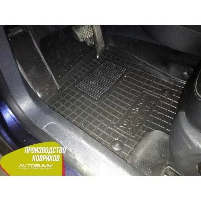 Килимки EVA Текстильні Резинові для Volkswagen Passat B5 B6 B7 CC B8 / Коврики резиновые пасат/коврики ева для пасат/ворсовые коврики для пасат — фото 2