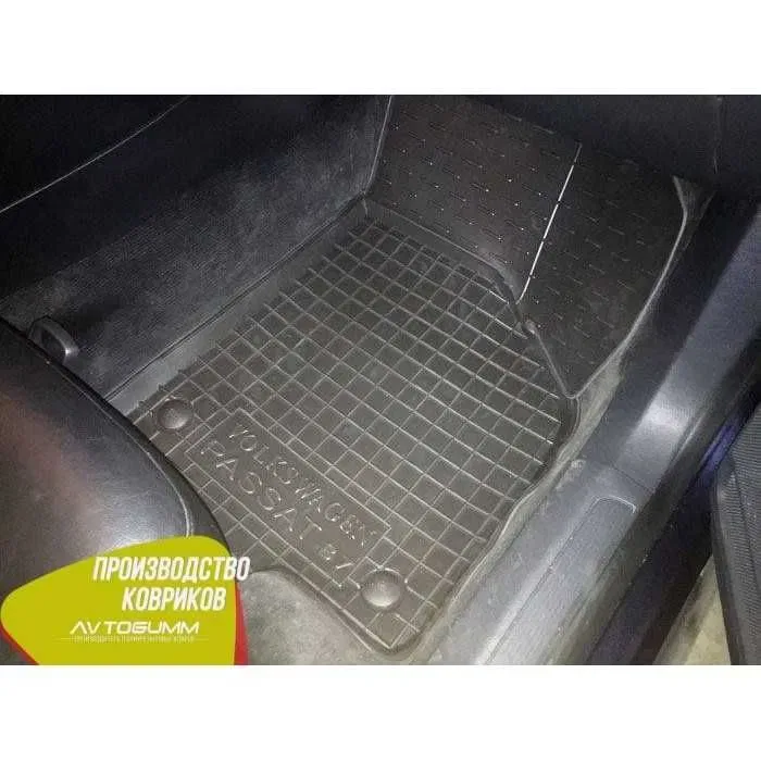 Килимки EVA Текстильні Резинові для Volkswagen Passat B5 B6 B7 CC B8 / Коврики резиновые пасат/коврики ева для пасат/ворсовые коврики для пасат — фото 4