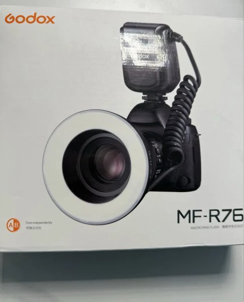Кільцевий макроспалах Godox MF-R76N TTL для Nikon