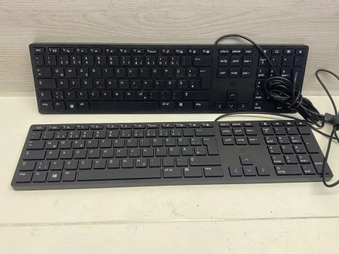 Клавіатура HP Wired Desktop 320K нова, чорна Dell Multimedia KB-216 USB