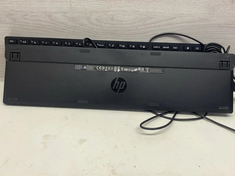 Клавіатура HP Wired Desktop 320K нова, чорна Dell Multimedia KB-216 USB — фото 3