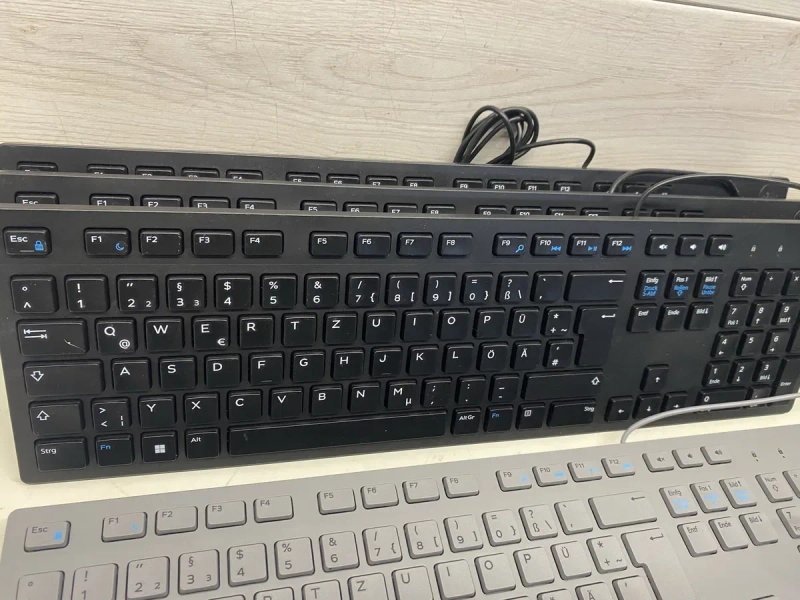 Клавіатура HP Wired Desktop 320K нова, чорна Dell Multimedia KB-216 USB — фото 5