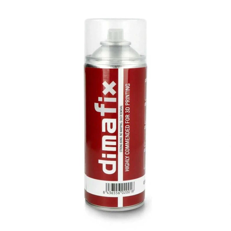 Клей для 3 д друку Dimafix спрей 400 мл, адгезія, адгезия клей для 3d друку для кращого прилягання філаменту до пластини — фото 5