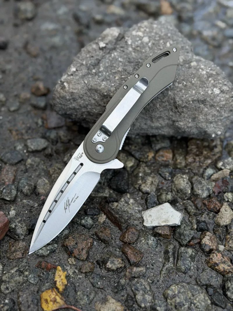 Код 040 Ніж складний D2 Гард викидний тактичний нож складной выкидной раскладной — фото 3
