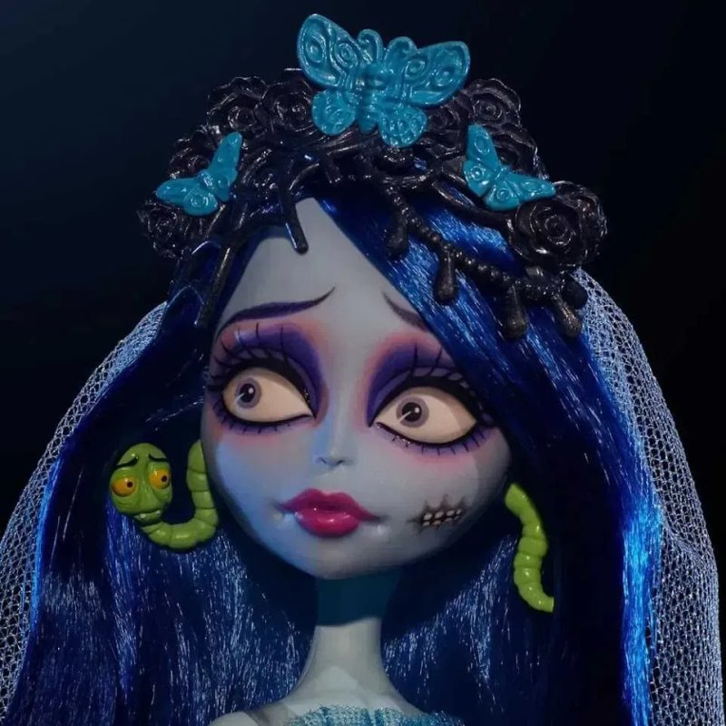 Колекційна лялька Monster High Skullector Corpse Bride Труп нареченої Емілі — фото 4