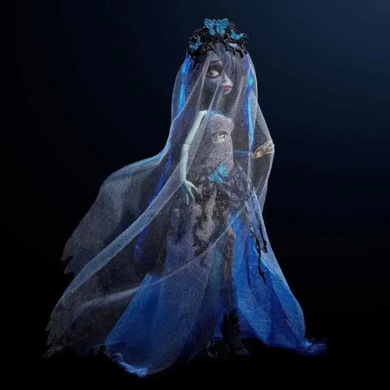 Колекційна лялька Monster High Skullector Corpse Bride Труп нареченої Емілі — фото 5