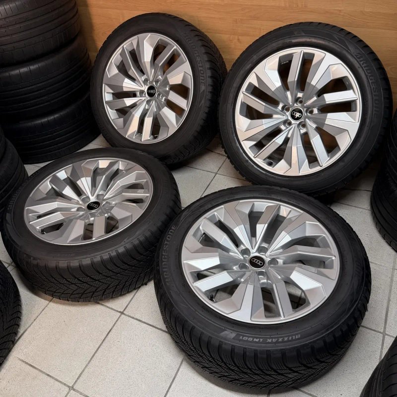 Колеса Audi R20 255/50 Bridgestone Q7 Q8 Etron VW Touareg зимові шини — фото 3