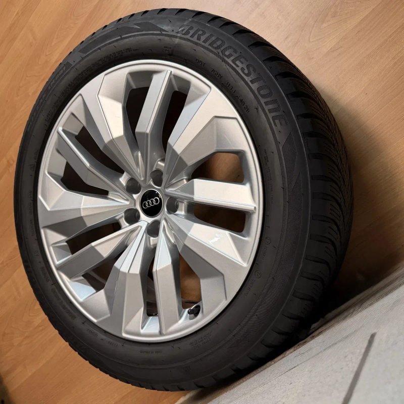 Колеса Audi R20 255/50 Bridgestone Q7 Q8 Etron VW Touareg зимові шини — фото 4