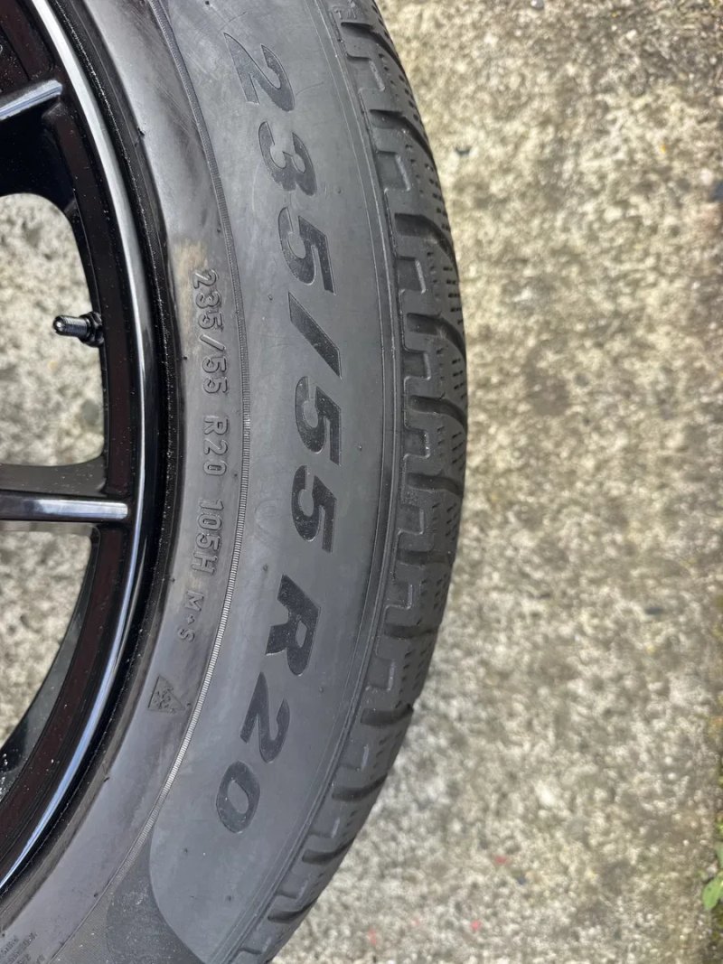 Колеса диски чорні 5 112 20 R20 235 55 Pirelli BMW iX IX i20 X5 G05 X3 G01 X6 G06 Audi Q7 4M Q5 Q8 E tron ix3 G08 Mercedes GLC Touareg Туарег ауді — фото 4