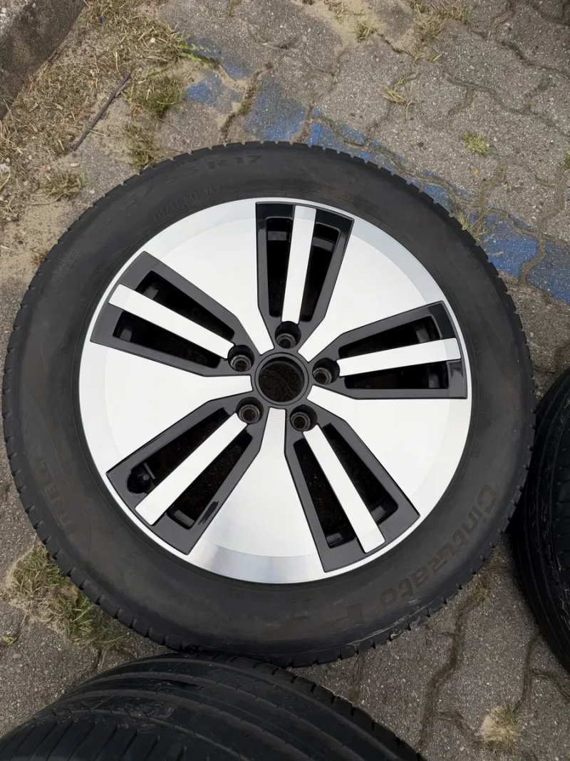 Колеса диски R17 215 55  17 5 112 літо Volkswagen Passat GTE Пассат B7 B8 3G Alltrack T-Roc Skoda Superb Karoq Ateca Touran Туран Шаран Sharan Tiguan — фото 5