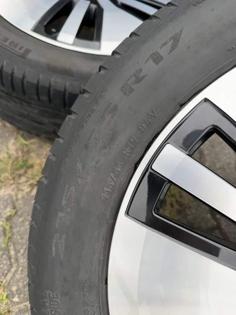 Колеса диски R17 215 55  17 5 112 літо Volkswagen Passat GTE Пассат B7 B8 3G Alltrack T-Roc Skoda Superb Karoq Ateca Touran Туран Шаран Sharan Tiguan — фото 7