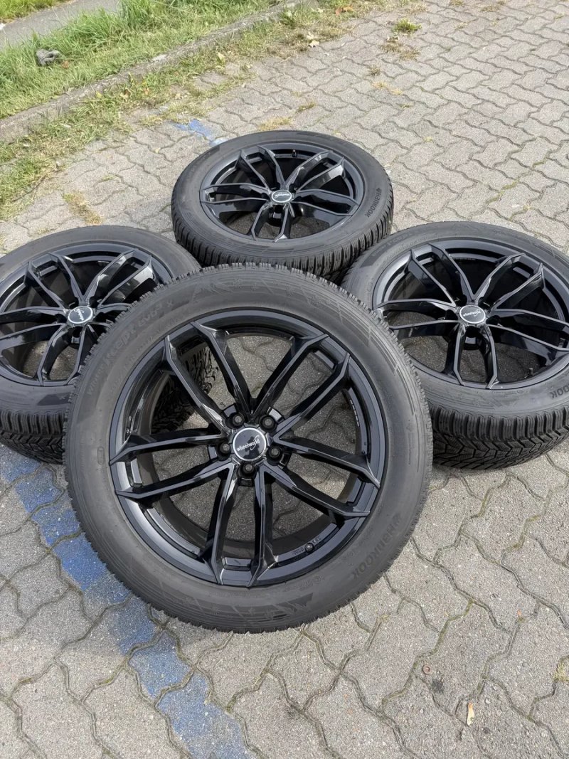 Колеса диски R20 20 285 45 зима Hankook як нові Volkswagen Touareg 3 CR Туарег Audi Q7 4M SQ7 Q8 E Tron Porsche Cayenne BMW X5 G05 G06 X6 — фото 4