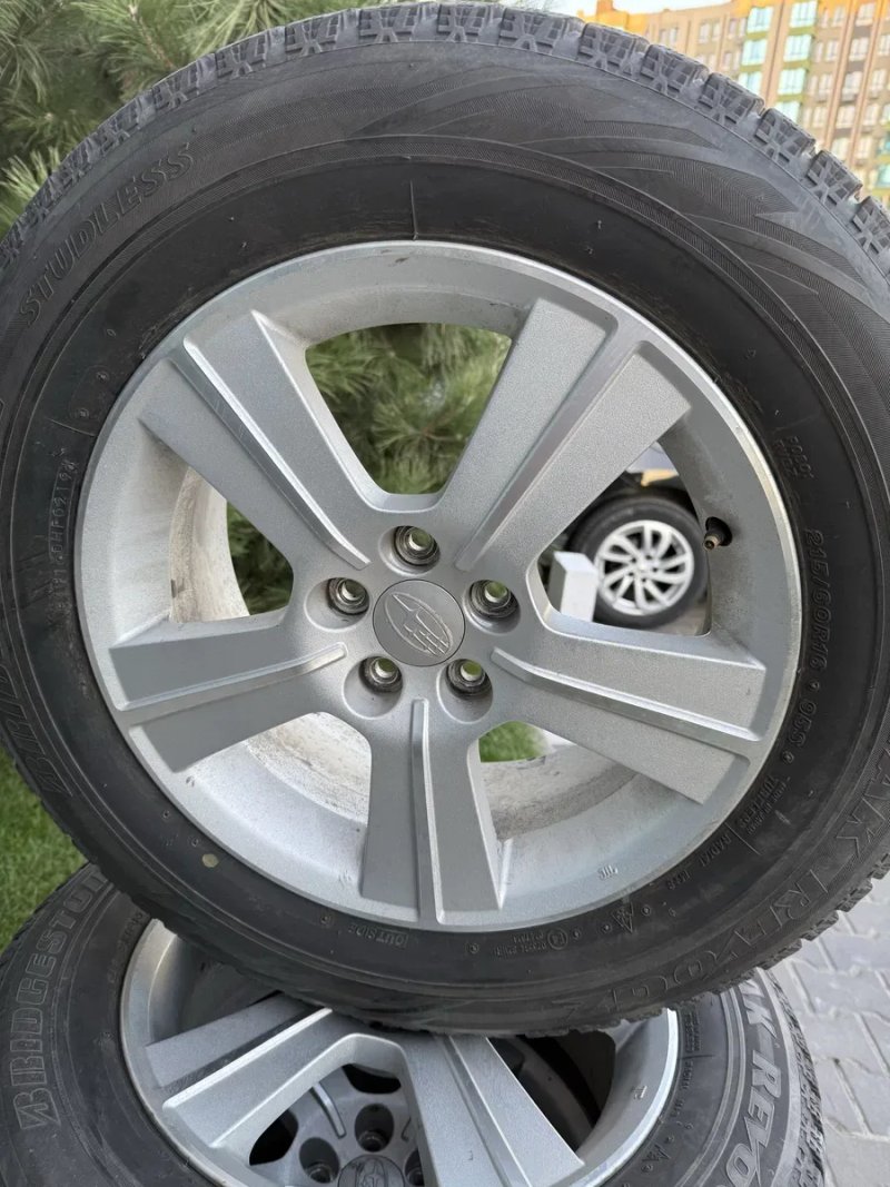 Колеса Subaru R16 215/60 r16 Bridgestone Blizzak Revo GZ 5x100 Forester — фото 2