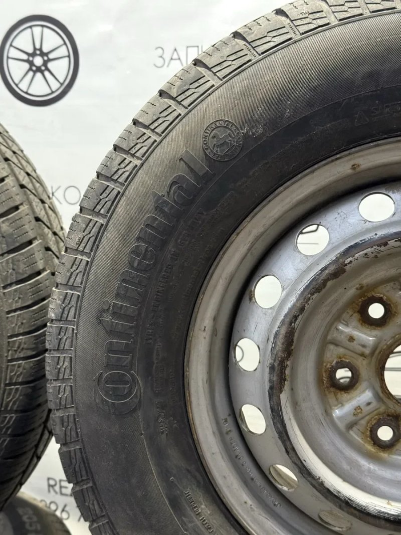 Колеса в зборі 205/80 R16C Continental (зима),диски 6х139.7 R16 — фото 2