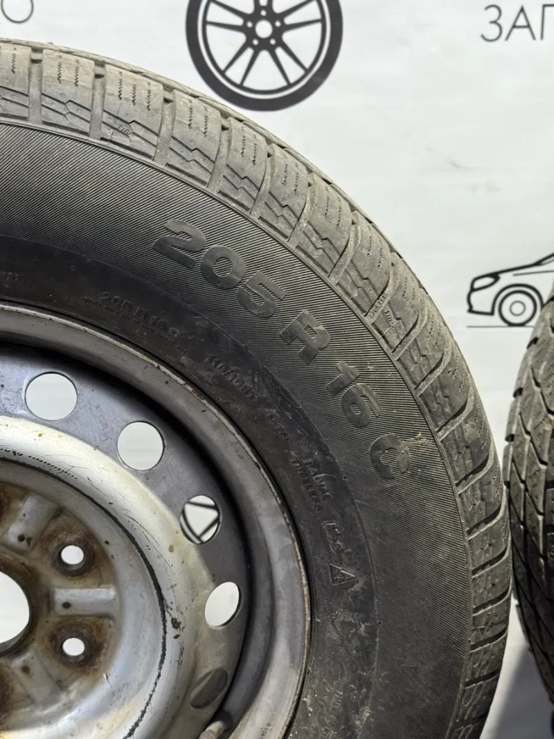 Колеса в зборі 205/80 R16C Continental (зима),диски 6х139.7 R16 — фото 3
