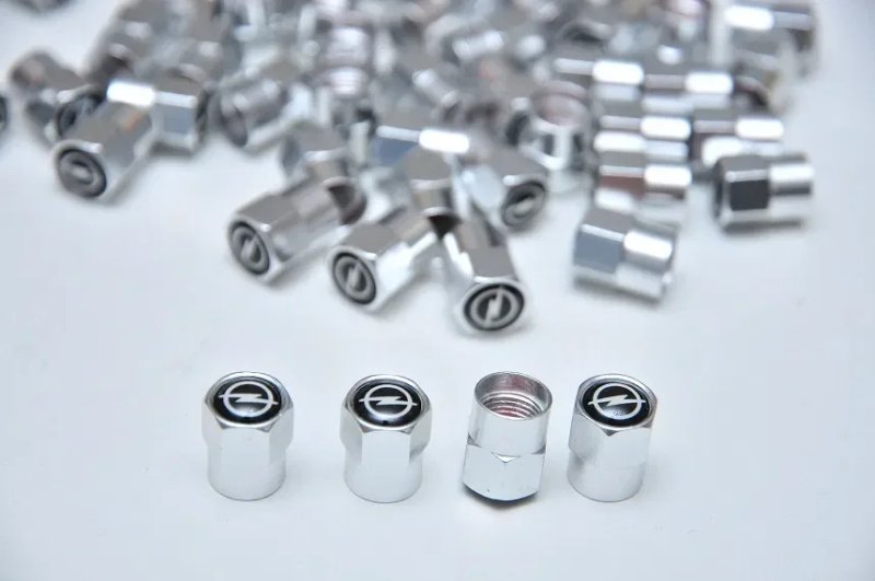 Колпачки/заглушки для дисков Opel 58мм, 60мм и 64мм Silver/black — фото 7