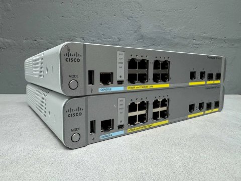 Коммутатор Cisco Catalyst С2960CX-8PC-L/ 8x1GE, PoE+ (безнал/гарантия)