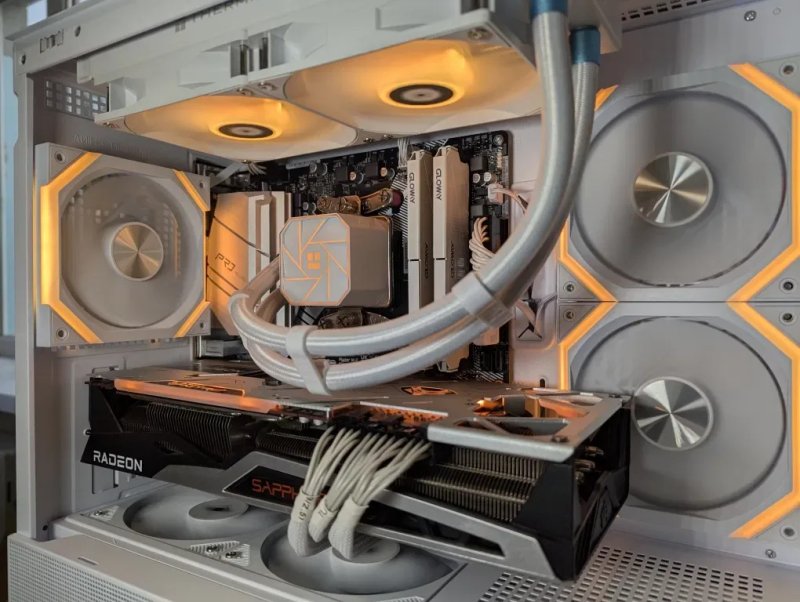 Комп'ютер ігровий Ryzen 7 5700X | RX 6900 XT 16GB | DDR4 32GB | m.2 SSD 1TB |  White Build  для 2K QHD 4K геймінгу — фото 2