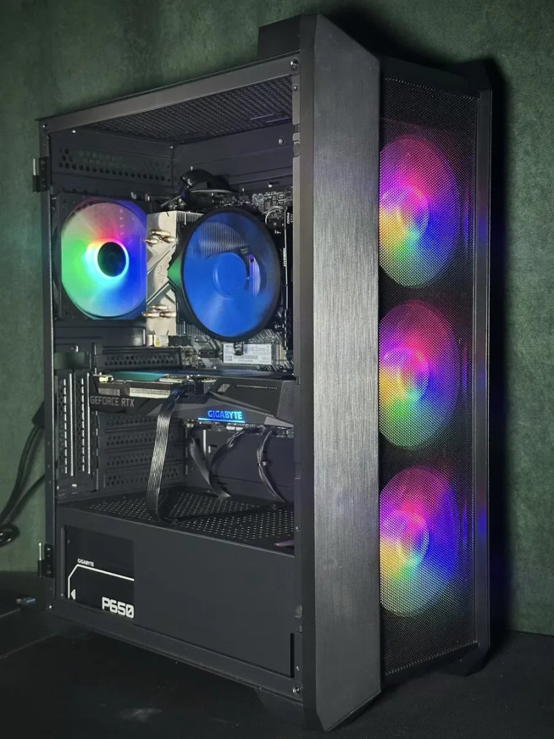 Комп’ютер, ПК для ігор — r5 5500, RTX3060 12GB, SSD M.2 512Gb, DDR4 16GB, 650W у відмінному стані, готовий до роботи ! — фото 2