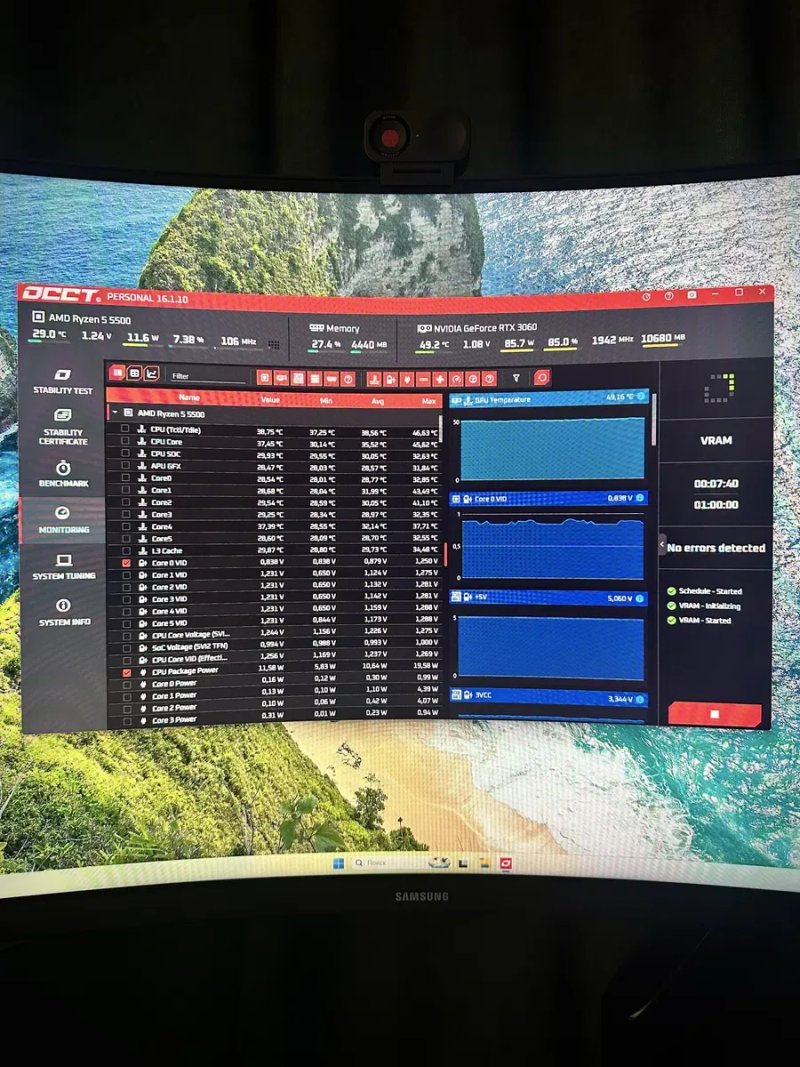 Комп’ютер, ПК для ігор — r5 5500, RTX3060 12GB, SSD M.2 512Gb, DDR4 16GB, 650W у відмінному стані, готовий до роботи ! — фото 7