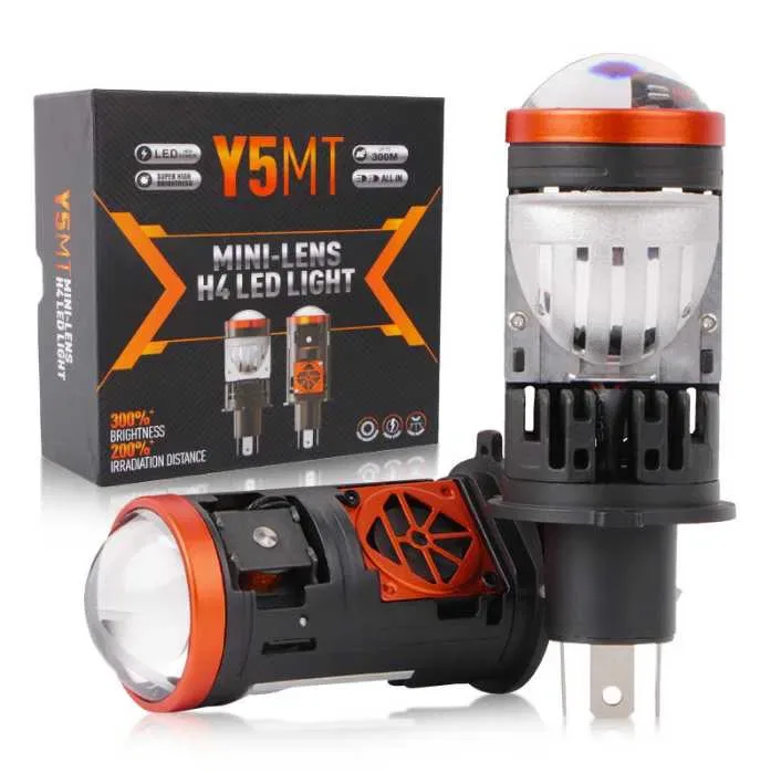 Компактні Міні лінзи Y5MT H4 LED Ціна за Комплект 2шт 1600грн — фото 2