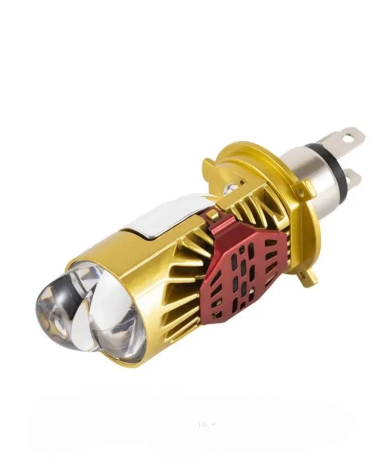 Комплект (2шт). Мини линзы міні лінз H4   led 9-18V 6000K 20000Lm 100W.  Ціна за пару — фото 7