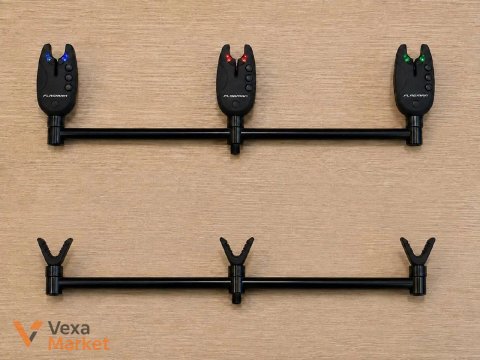 Комплект бузбарів на 3 вудилища (30 см) та комплект швидкоз'ємів