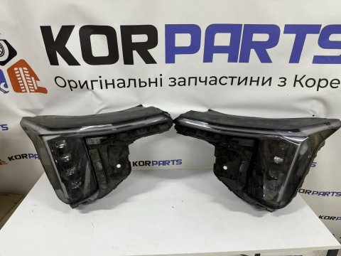 Комплект фар Kia Sorento рестайлінг останнє покоління ОРИГІНАЛ / фари Киа Соренто б/у