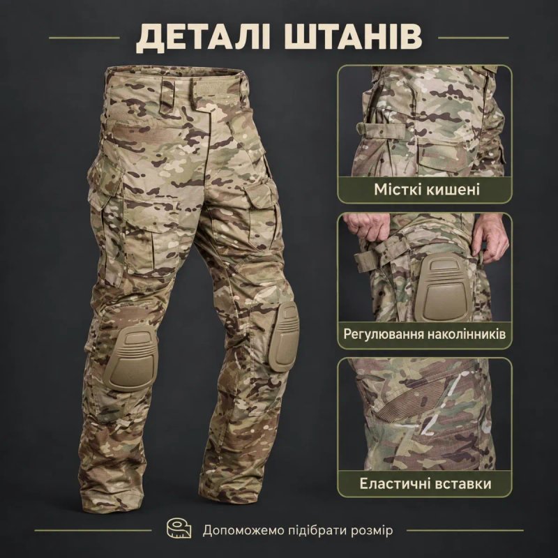 Комплект форми Emersongear USA G3 Upgraded version Original multicam — фото 2