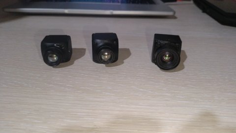 Комплект FPV: 3 рамы «Гортензия» (в сборе) + 3 тепловизионные камеры (640х512)