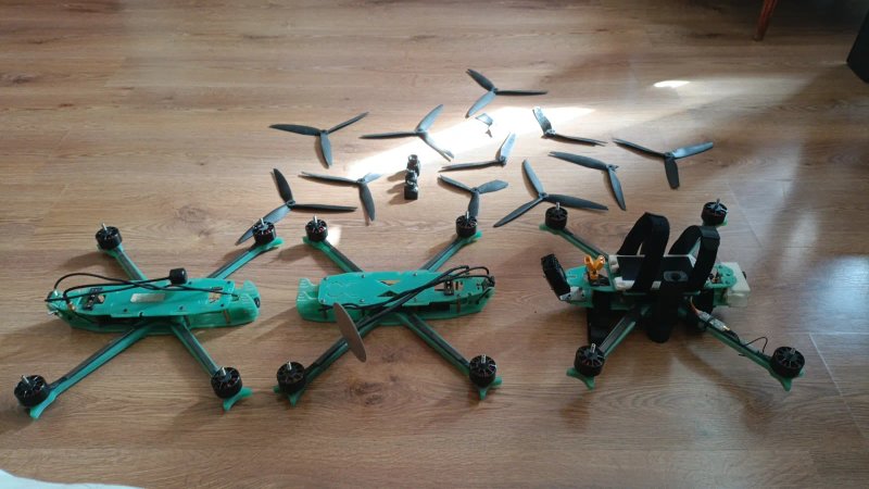 Комплект FPV: 3 рамы «Гортензия» (в сборе) + 3 тепловизионные камеры (640х512) — фото 2