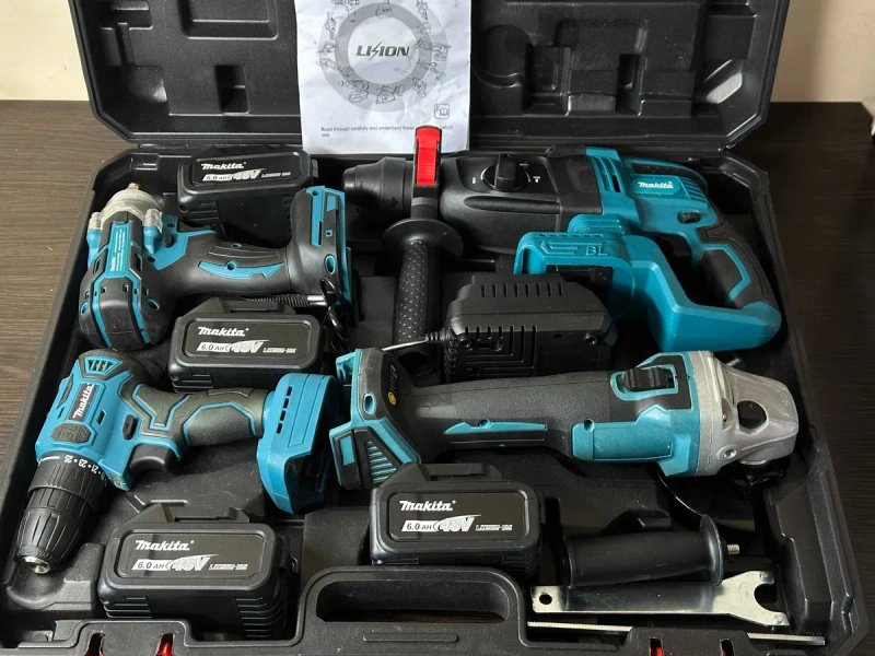 Комплект інструментів Makita 4в1 48V/6.0Ah — фото 2