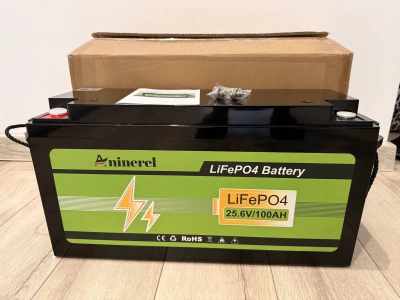 Комплект інвертор ANENJI 4200W 24V + акумулятор LiFePO4 100Ah 2.56кВт — фото 3