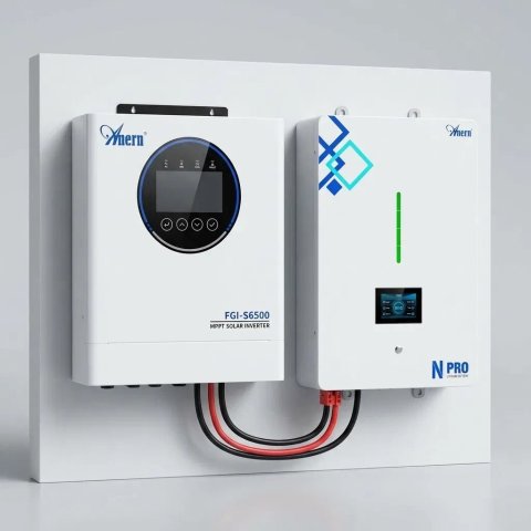 Комплект інвертор Anern 10.2 кВт + акумулятор FGJ S6500