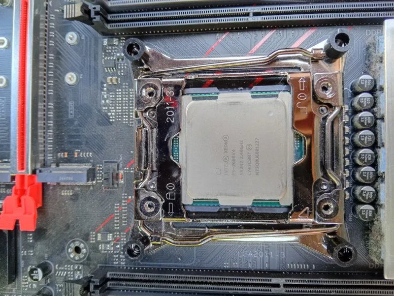 Комплект LGA 2011-3: Atermiter X99 + Intel Xeon E5-2688 v4 (14 ядер / 28 потоків) — фото 2