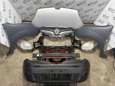 Комплект передка кузова Renault Kangoo 2 3  2013-2021 | капот крило решітка бампер фара радіатор оригінал Рено Кенго 2 3 морда ноускат