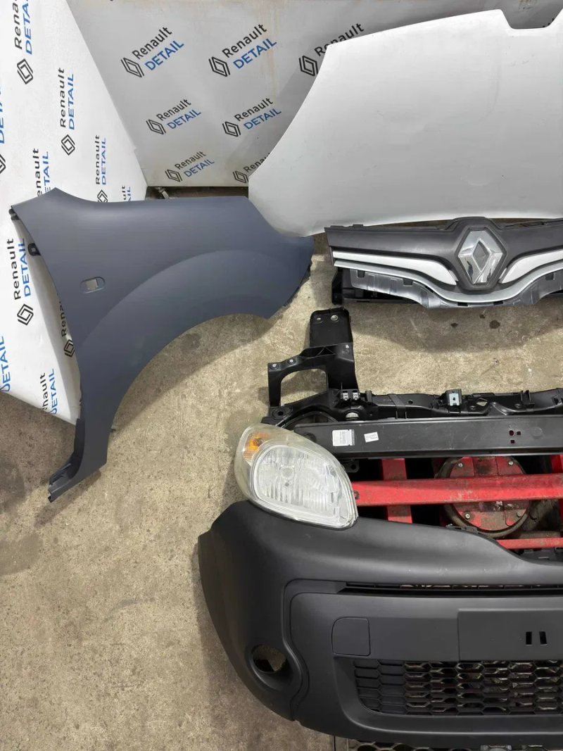 Комплект передка кузова Renault Kangoo 2 3  2013-2021 | капот крило решітка бампер фара радіатор оригінал Рено Кенго 2 3 морда ноускат — фото 4