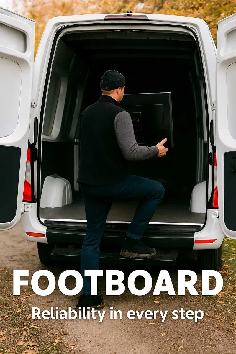 КОМПЛЕКТ підсилювач + пластикова підніжка Mercedes Sprinter 903  WV LT — фото 5
