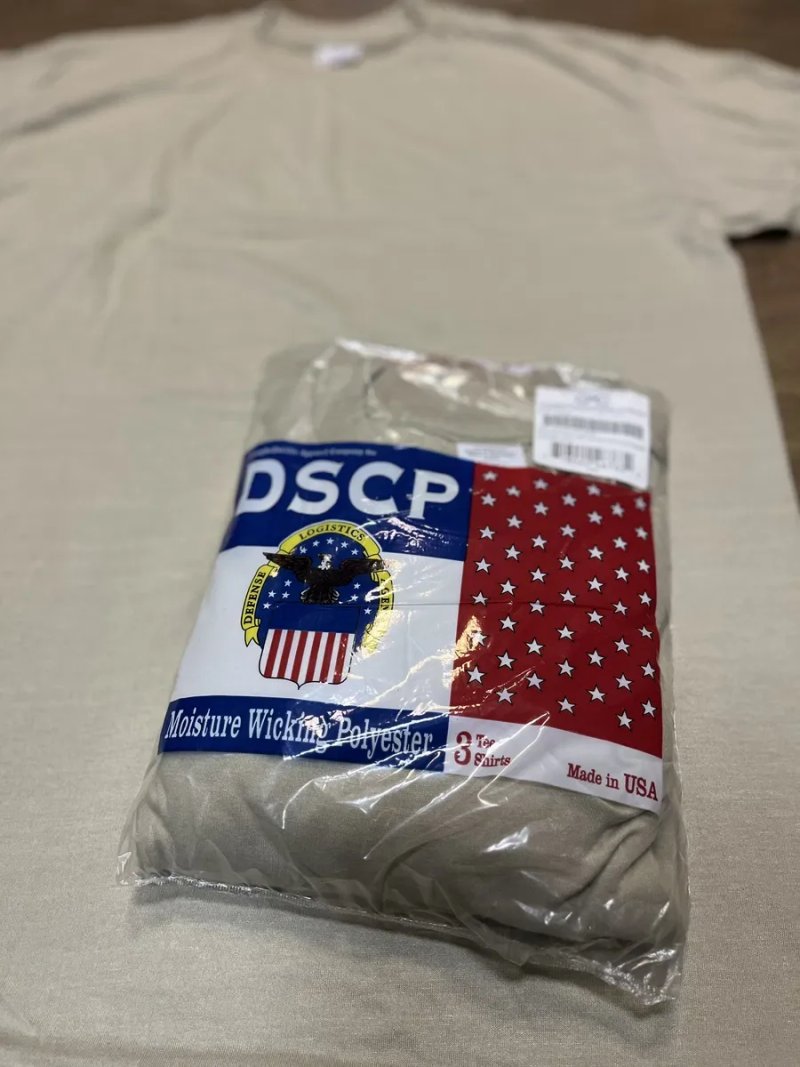 Комплект, поштучно футболки  армії США DSCP Sand 3 шт — фото 7