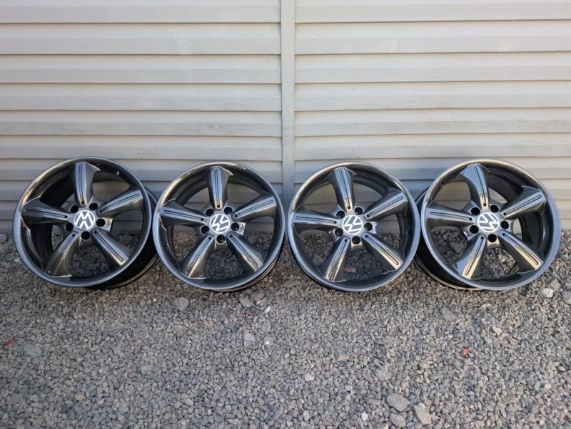 Комплект різношироких титанових дисків Mercedes 5/112 R17 5*112 17 BMW Volkswagen — фото 2