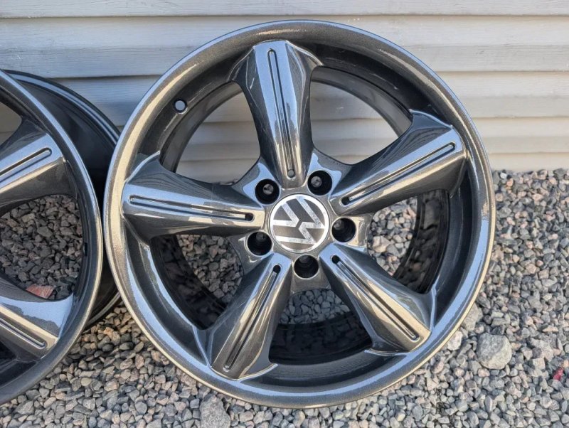 Комплект різношироких титанових дисків Mercedes 5/112 R17 5*112 17 BMW Volkswagen — фото 6