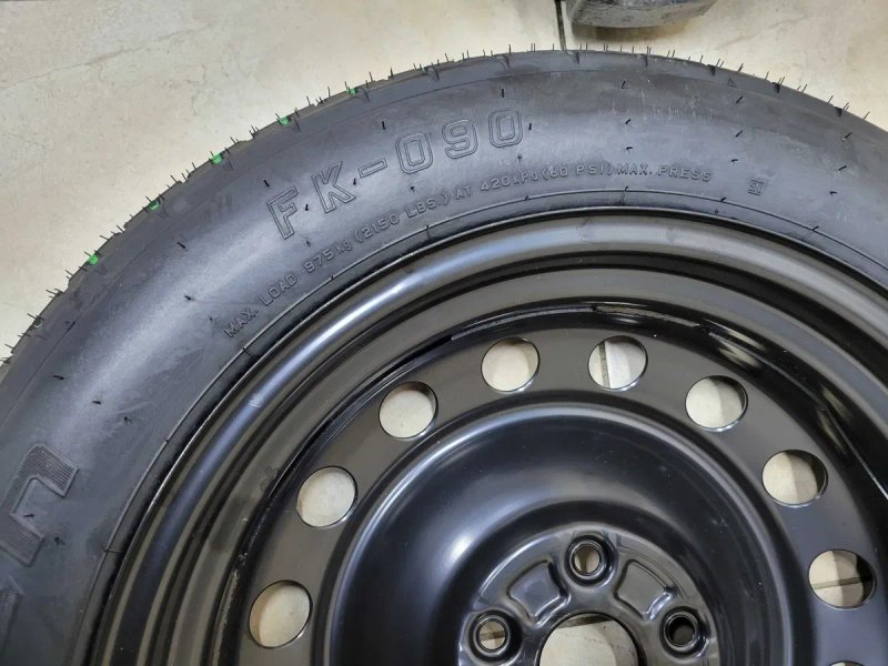 Комплект запасне колесо докатка запаска домкрат балоник ключ 145/80 D17 Subaru Forester SL/SK 2024 2025 2026 — фото 8