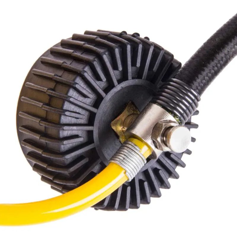 Компресор автомобільний "Вулкан" КА-В12122 150psi/25Amp/90л/клеми — фото 8