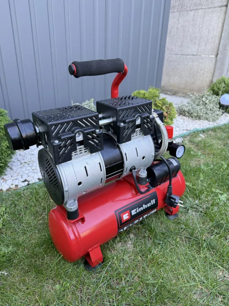 Компресор Einhell TE-AC 6 Silent 4020600 безмасляний 6 л 550 Вт, в наявності! — фото 3
