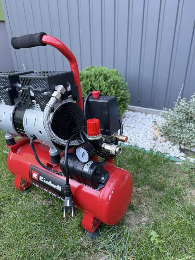 Компресор Einhell TE-AC 6 Silent 4020600 безмасляний 6 л 550 Вт, в наявності! — фото 4
