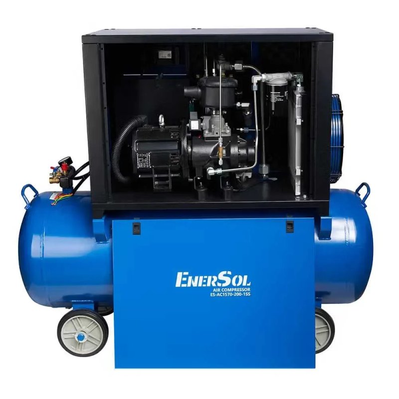 Компрессор винтовой EnerSol ES-AC1570-200-1SS/1000л на выходе/рес 200л — фото 2