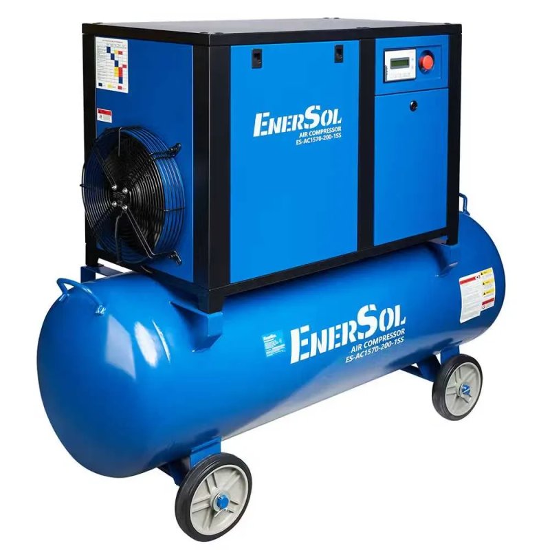 Компрессор винтовой EnerSol ES-AC1570-200-1SS/1000л на выходе/рес 200л — фото 5